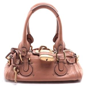 Chloe pinkish Tan Leather Satchel